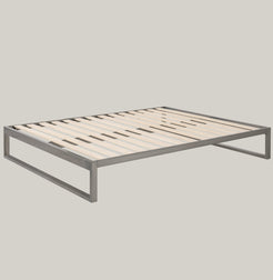 Gunmetal grey frame for Keetsa bed set