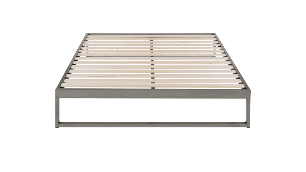 Mínimo Industrial Gunmetal® Steel Bed Frame | KEETSA Mattresses