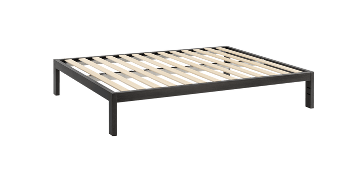 The Frame -Black Brushed Steel Bed Frame | KEETSA