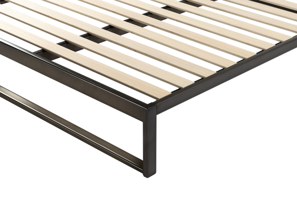 product_image_Mínimo Industrial Gunmetal® - Steel Bed Frame