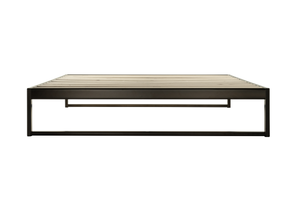 product_image_Mínimo Industrial Gunmetal® - Steel Bed Frame