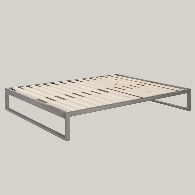Gunmetal grey frame for Keetsa bed set