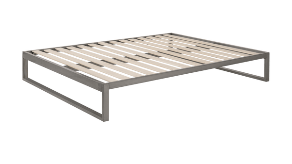 product_image_Mínimo - Industrial Gunmetal Steel Bed Frame | KEETSA