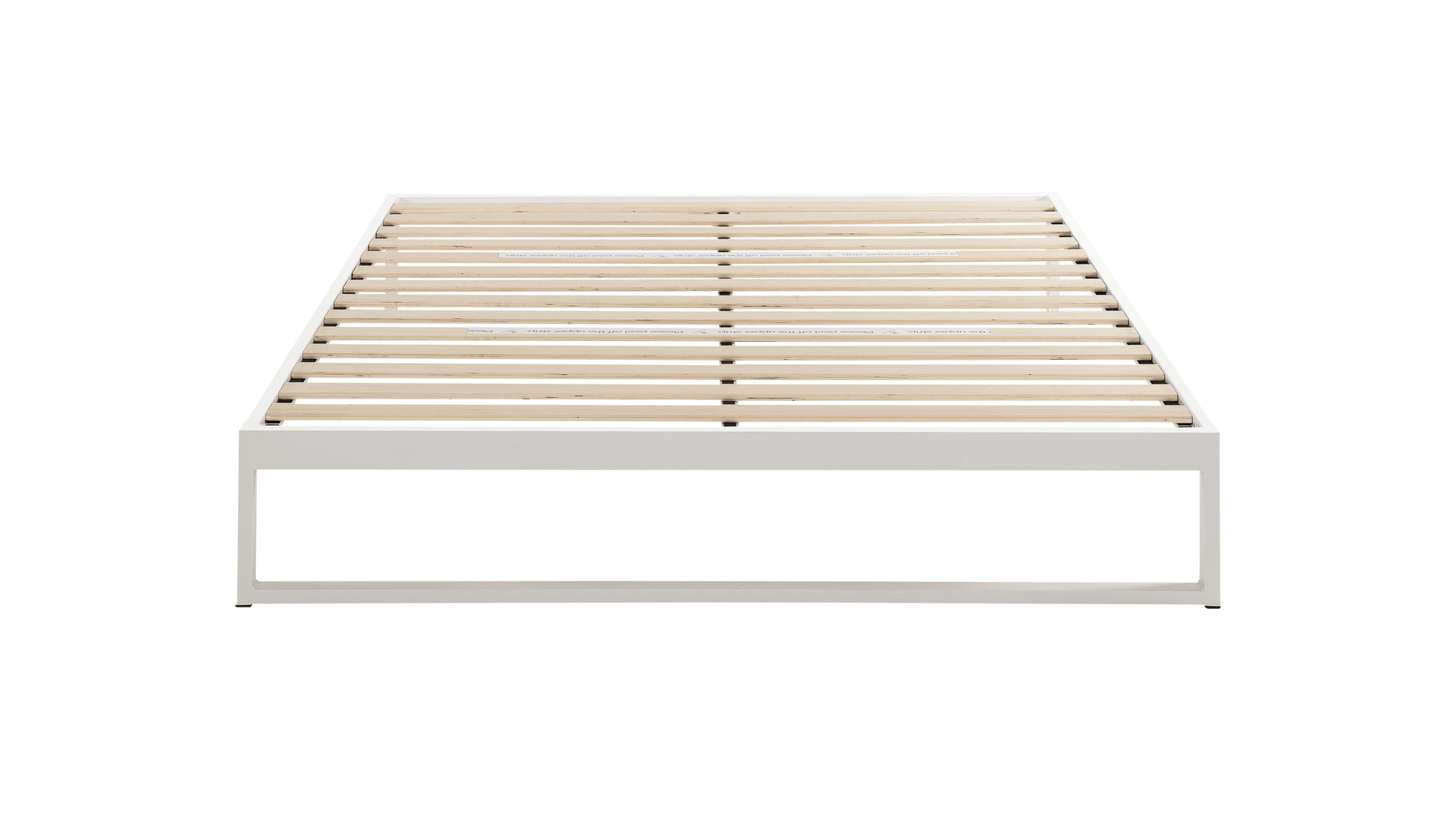 Mínimo - Snow White Steel Bed Frame | KEETSA