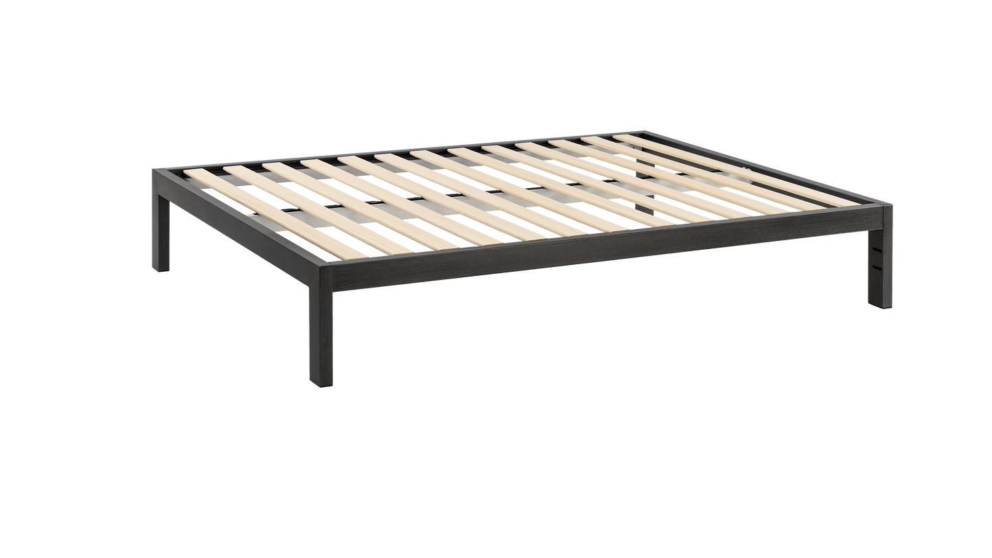The Frame -Black Brushed Steel Bed Frame | KEETSA