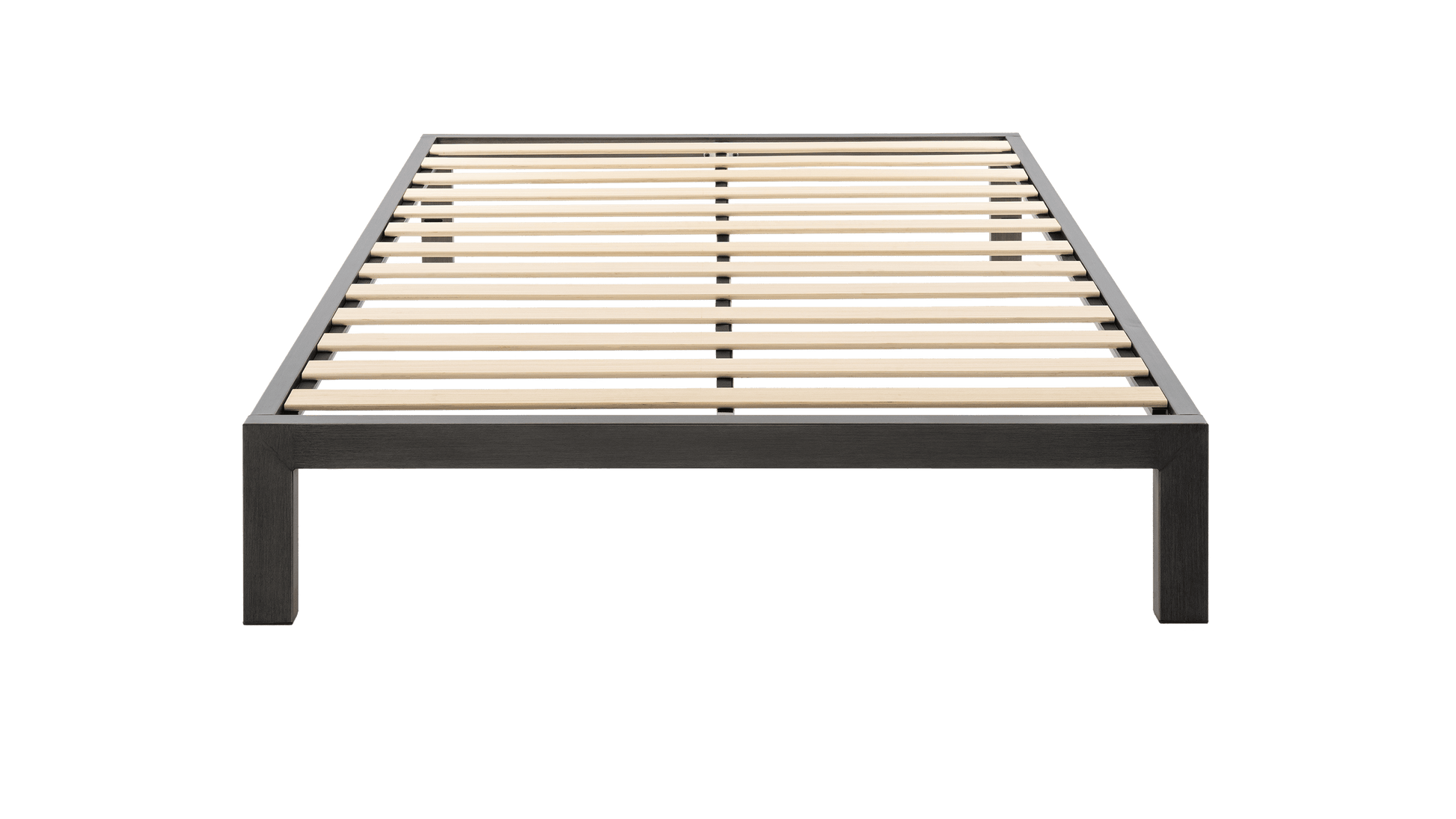 The Frame -Black Brushed Steel Bed Frame | KEETSA