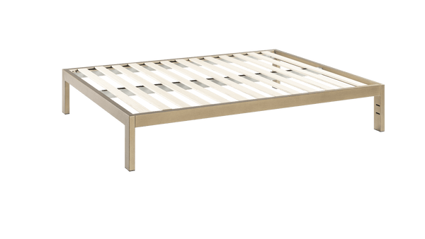 The Frame Gold Brushed - Steel Bed Frame