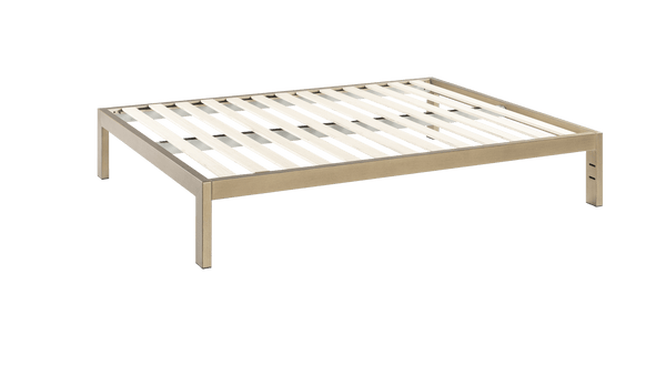 product_image_The Frame - Gold Brushed Steel Bed Frame | KEETSA